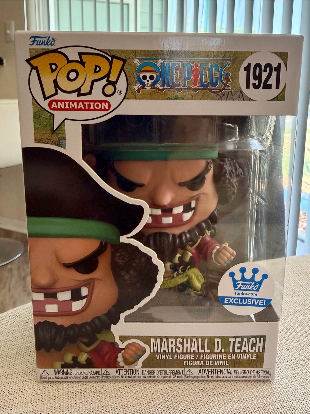Funko Pop! One Piece Marshall D. Teach Vinyl Figure - Black, Green, Red